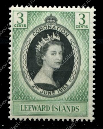 Ливардовские о-ва 1953 г. • Gb# 125 • 3 c. • Коронация Елизаветы II • MNH OG VF