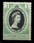 Ливардовские о-ва 1953 г. • Gb# 125 • 3 c. • Коронация Елизаветы II • MNH OG VF
