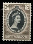 Британский Золотой Берег 1953 г. • Gb# 165 • 2 d. • Коронация Елизаветы II • MNH OG VF