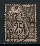Французские колонии 1881 гг. • Iv# 54 • 25 c. • Торговля • стандарт • Used F-VF ( кат. - €3)