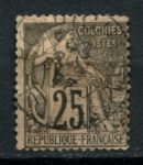 Французские колонии 1881 гг. • Iv# 54 • 25 c. • Торговля • стандарт • Used F-VF ( кат. - €3)
