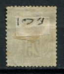 Французские колонии 1881 гг. • Iv# 54 • 25 c. • Торговля • стандарт • Used F-VF ( кат. - €3)