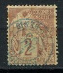 Французские колонии 1881 гг. • Iv# 47 • 2 c. • Торговля • стандарт • Used F-VF ( кат. - €5)