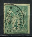 Французские колонии 1877-1879 гг. • Iv# 25 • 4 c. • мир и торговля • стандарт • Used VF* ( кат. - €30 )