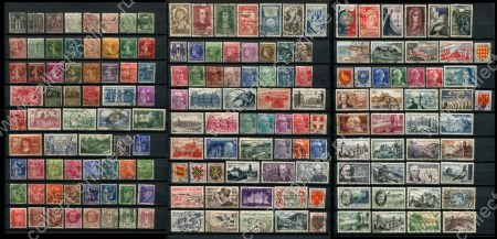 Франция • XIX-XX век • подборка 160+ старинных марок (1877-1957 гг.) • Used VF