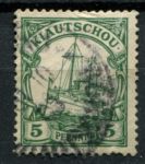 Цзяо-Чжоу 1900 г. • Mi# 6 • 5 pf. • Императорская яхта "Гогенцоллерн" • Used F-VF