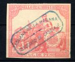 Пуэрто-Рико 1884 г. • 37½ • для оплаты пошлины • предгашение таможни Гаваны • фискальный выпуск • Used F-VF