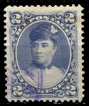 Гаваи 1890-1891 гг. • SC# 52 • 2 c. • королева Лилиуокалани • Used XF