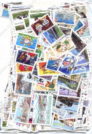 Франция • XXI век • набор 400+ разных марок(евро номиналы) • Used VF