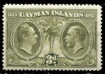 Каймановы о-ва 1932 г. • Gb# 90 • 3 d. • 100-летие избрания первой Ассамблеи • Георг III и Георг V • MH OG VF ( кат. - £5 )