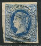 Испания 1864 г. • SC# 66 • 2 R. • Изабелла II • стандарт • Used XF ( кат.- $ 12 )