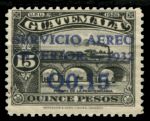 Гватемала 1932-1933 гг. • SC# C24 • 15 c. на 15 p. • надп. нов. номинала • авиапочта • MH OG VF ( кат.- $9 )