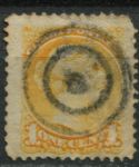 Канада 1870-1889 гг. • SC# 35 • 1 c. • Королева Виктория • Used VF