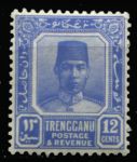 Малайя • Тренгану 1921-1941 гг. • Gb# 36 • 12 c. • султан Сулейман • стандарт • MLH OG VF ( кат.- £ 5 )