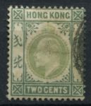 Гонконг 1903 г. • Gb# 63 • 2 c. • Эдуард VII • стандарт • Used VF