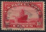 США 1913 г. • SC# Q6 • 10 c. • пароход и почтовый тендер • спец. доставка • Used VF ( кат.- $ 4 )