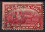 США 1913 г. • SC# Q4 • 4 c. • почтовый дилижанс • спец. доставка • Used VF ( кат.- $4 )