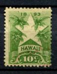 Гаваи 1894 г. • SC# 77 • 10 c. • осн. выпуск • звезда • Used F-VF