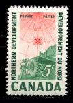 Канада 1961 г. • SC# 391 • 5c. • Зазвитие северных территорий • MNH OG VF