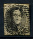 БЕЛЬГИЯ 1851-4гг. SC# 6 / 10с. USED F-VF