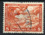Германия 3-й рейх 1933 г. • MI# 503 • 8 + 4 пф. • Оперы Вагнера • "Валькирия" • Used VF ( кат. - €5 )