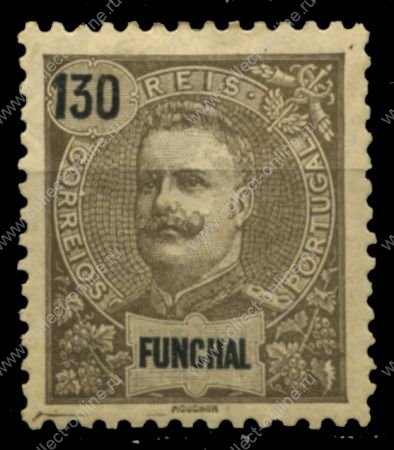 Фуншал • 1897-1905 гг. • SC# 29 • 130 r. • король Карлуш I • стандарт • MH OG VF