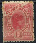 Бразилия 1900 г. • SC# 160 • 100 R. • гора "Сахарная голова" • стандарт • MNG F ( кат. - $25 )