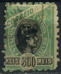 Бразилия 1899 г. • SC# 150 • 300 R. • без в.з. • стандарт • Used VF ( кат. - $6 )