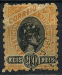 Бразилия 1899 г. • SC# 149 • 200 R. • без в.з. • стандарт • Used VF ( кат. - $2 )