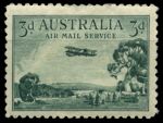 Австралия 1929 гг. • GB# 115 • 3 d. • Аэроплан над пастбищем • авиапочта • MLH OG VF ( кат. - £9.00 )