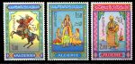 Алжир 1966 г. • Sc# 362-364 • традиционная живопись • миниатюры (Мохамед Расим) • полн. серия • MNH OG VF ( кат. - €25 )