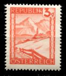 Австрия 1947 г. • Mi# 838 • 3 g. • Виды страны • Тироль • стандарт • MNH OG VF