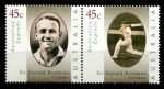 Австралия 1997 г. • Sc# 1575-1576a • 45 c.(2) • Звезды крикета • полн. серия, пара • MNH OG VF