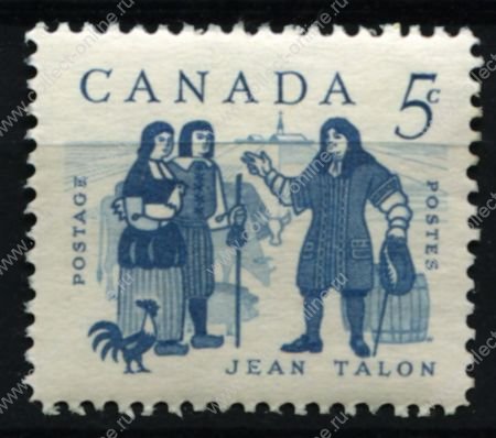 Канада 1962 г. • SC# 398 • 5c. • Жан Талон • MNH OG VF