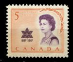 Канада 1967 г. • Sc# 471 • 5 c. • 100-летие визита королевы Виктории • MNH OG VF