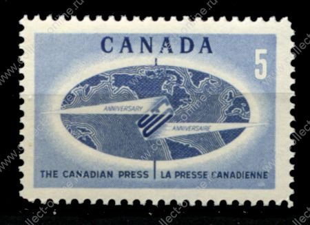 Канада 1967 г. • Sc# 473 • 5 c. • 50 лет агенства печати • MNH OG VF