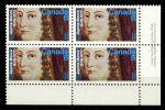 Канада 1973 г. • Sc# 615 • 8 c. • 300-летие со дня смерти Жанны Манс • кв. блок • MNH OG XF+