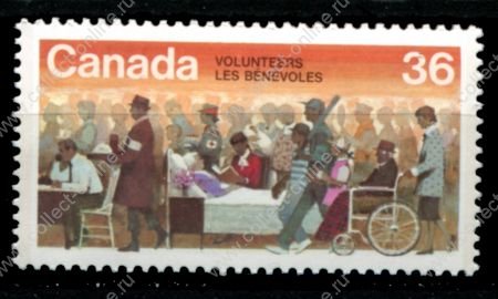 Канада 1987 г. • Sc# 1132 • 36 c. • неделя волонтеров • MNH OG VF