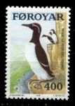 Фарерские о-ва 1978 г. • Mi# 38 • 400 o. • Птицы островов • концовка • MNH OG VF