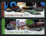 Фарерские о-ва 2005 г. • Mi# 528-529 • 7.50 и 10 Kr. • местная кухня • полн. серия • MNH OG VF ( кат. - €6 )