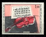 Франция 1965 г. • Mi# 1529 • 1 fr. • Живопись • "Красная скрипка", Рауль Дюфи • MNH OG VF