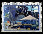 Французская Полинезия 1971 г. • Sc# C78 • 20 fr. • живопись, картины написанные в Полинезии • авиапочта • MNH OG VF ( кат.- $10 )