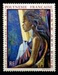 Французская Полинезия 1971 г. • Sc# C80 • 60 fr. • живопись, картины написанные в Полинезии • авиапочта • MNH OG VF ( кат.- $15 )