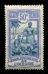Французская Океания 1922-1927 гг. • Iv# 54 • 50 c. • осн. выпуск • рабочие Канака • MNG VF