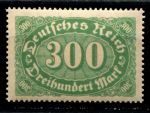 Германия 1922 г. • Mi# 221 • 300 марок • стандарт • MNH OG VF