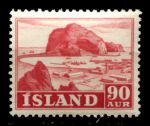Исландия 1954 г. • Mi# 266 • 90 a. • корабли в порту • стандарт • MNH OG VF