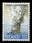 Исландия 1965 г. • Mi# 392 • 1.50 kr. • подводное извержение вулкана • MNH OG VF
