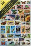 Бабочки и насекомые • Набор 250 разных марок всего мира • XF