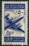 Ливан 1953 г. • SC# C181 • 50 p. • четырёхмоторный самолет Lockheed • авиапочта • Used VF