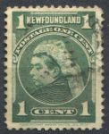 Ньюфаундленд 1897-1918 гг. • Gb# 85 • 1 c. • основной выпуск • королева Виктория • Used VF